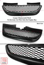 Matte Black Front Bumper Grille Radiator For 2008-2012 Hyundai Genesis Coupe