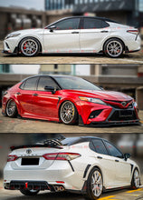 Gloss Black Side Skirt Extension Splitter For 2018-2024 Toyota Camry