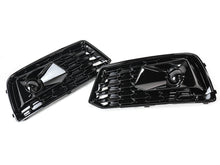 Gloss Black Front Fog Light Cover Grille Bezels For AUDI Q5 NON-Sline 2018 2019 2020