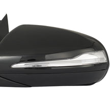 Black Left Driver Side View Mirror for 2015-2021 Mercedes W205 C250 C300 C350 C63 Sedan