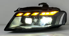 For 2009-2012 Audi A4 B8 LED Projector Headlight Assembly Upgrade Turn Signal Lamp
