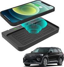 Wireless Phone Charger for Ford Explorer 2020-2022 Storage Box Fast Charging Pad