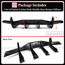 For 2020-26 Corvette C8 Z51 Stingray Carbon Flash GT Style Rear Bumper Diffuser