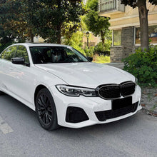 Glossy Black Front Kidney Diamond Grille W/ LED For 2019-2022 BMW G20 330i M340i