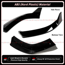 For 2017-2021 Jeep Grand Cherokee SRT Trackhawk AMPP Gloss Black Front Bumper Lip