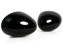 2PC/Set Fits 2014-2024 MINI Cooper F55 F56 F57 Mirror Cover Caps Gloss Black Replacement w/o Holes
