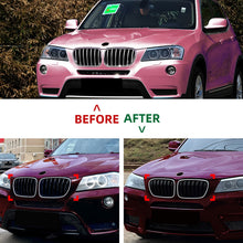 Front Bumper Grill Bumper Grille With LED Light For BMW X3 F25 2011-2013 Double Line