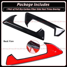 For 2024-2026 BMW G05 F95 X5 X5M LCI Full Carbon Fiber Side Fender Vent Trim Overlay
