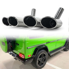 Chrome Twin Exhaust Tips For Mercedes G-Class W463 G500 G550 G320 1989-2018