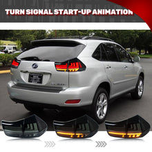 Smoked LED Tail Lights for Lexus RX330 RX350 RX400h 2004-2009 Rear Lamps Sequential