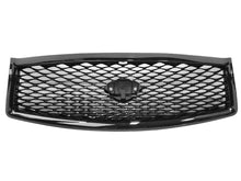 Gloss Black Front Bumper Grill Honeycomb for Infiniti Q50 2014-2017