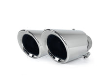 Universale 2.5'' Exhaust Muffler Tips Chrome / Black for Porsche