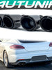 3-Layer Black Exhaust Tips Tail Pipes for Porsche 970 Panamera 2010-2013