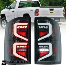 Smoked LED Tail Lights For 2007-2013 Chevy Silverado 1500 2500 3500 HD w/Startup