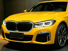 Gloss Black LED Front Kidney Grille Grill Light For 2020-2022 BMW 7-Series G11 G12 LCI Dual Slats