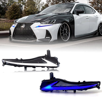 Daytime Running Light DRL Turn Signal Fog Lamps For 2017-2020 Lexus IS200t IS300 IS250 IS350 F