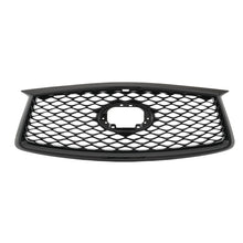 Gloss Black Front Bumper Grille For 2019-2023 INFINITI QX50 w/Camera Hole