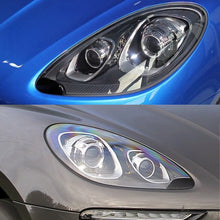 Pair Headlight Clear Lens Shell Lamp Shade Cover For Porsche Macan 2015-2018