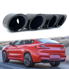 M Performance Exhaust Tips Black for BMW X3 G01 X4 G02 M-Sport 2018-2021