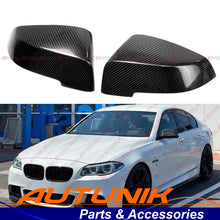 For 2014-2017 BMW F06 F10 F01 LCI Real Carbon Fiber Mirror Covers Cap Replacement