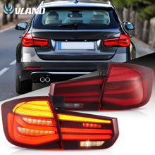 Pair Red LED Tail Lights w/ Sequential Turn Signal For 2012–2018 BMW 3 F31 Wagon