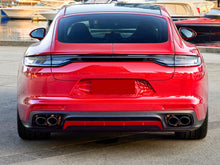 Black Exhaust Tips For 2017-2023 Porsche Panamera 971 Base Muffler Pipe