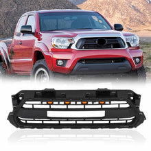 Front Bumper Upper Grille Mesh Grill w/Light Black for Toyota Tacoma 2012-2015