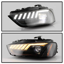 Left+Right For 2013-2016 Audi A4 S4 HID Non-AFS SwitchBack Sequential LED Projector Headlights