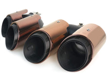 3-Layer Black Exhaust Tips for 2019-2026 Porsche Macan 2.0L Base