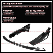 For 2021-2026 BMW G80 M3 G82 G83 M4 CSL Full Dry Carbon Fiber Front Bumper Lip