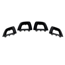 4x Gloss Black Front Bumper Molding Trim for 2016–2019 Mercedes-Benz GLC300 W253
