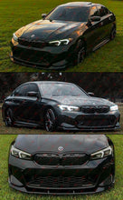 Gloss Black Front Bumper Lip Splitter For 2023-2025 BMW M340i 330i M Sport G20 LCI