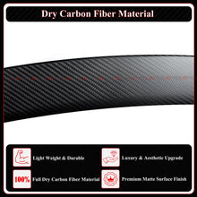 For 2025-2026 Tesla Model Y Juniper Performance Matte Dry Carbon Fiber Trunk Spoiler