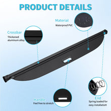 Retractable Rear Cargo Cover For VW Atlas Cross Sport 2020–2025 Security Shield