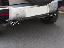 Brushed Chrome Exhaust Tips For 2020-2026 Land Rover Defender 90 110 130 2.0L
