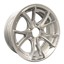 15" X 5" Aluminum Trailer Wheel 15 Inch Rim Silver Machined 5 Lug