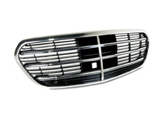 Chrome Front Bumper Grill for Mercedes W223 S400 S500 S450 S580 2021-2024
