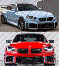 For 2023-2025 BMW G87 M2 MP Style Gloss Black Front Bumper Air Duct Vent Replacement