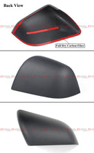 For 2020-2024 Tesla Model Y Matte Carbon Fiber Add-On Side Mirror Covers Cap