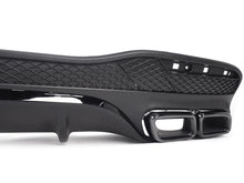 Rear Diffuser Lip w/ Black Exhaust Tips For Mercedes GLE W166 SUV GLE300 GLE350 GLE400 GLE43 AMG 2015-2018
