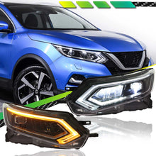 For Nissan Qashqai 2019-2021 LED Headlights Assembly Replace Projector DRL