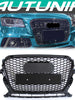 Black Honeycomb Front Mesh Grille For AUDI Q5 Non-Sline 2013-2017 fg205