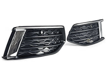 Left & Right Fog Light Grille Cover Trim For Audi A6 C8 Non-Sline 2019–2025
