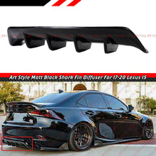 Shark Fin Rear Bumper Diffuser For 2017-2020 Lexus IS300 IS350 F Sport