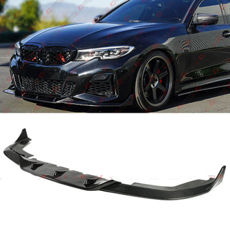 For 2019-2022 BMW G20 M340i 330i M Sport TK Style Real Carbon Fiber Front Bumper Lip