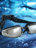 Anti-UV Mirror Swimming Goggles Anti-Fog Swim Glasses for Men and Women Nearsighted