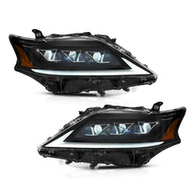 VLAND LED Headlights Assembly Start-Up Lights Smoked DRL for Lexus RX350 2012-2014