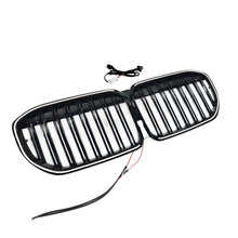 Gloss Black LED Front Kidney Grille Grill Light For 2020-2022 BMW 7-Series G11 G12 LCI Dual Slats