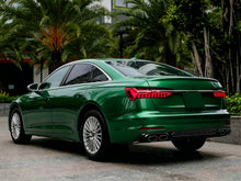 Rear Bumper Diffuser + Exhaust Tips for Audi A6 C8 NON-Sline Base Trim 2019-2025