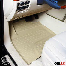 4pcs Beige Floor Mats Liner for Audi A6 S6 A6 Quattro 2012-2018 TPE All-Weather